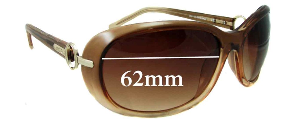 Sunglass Fix Replacement Lenses for Oroton  Paradise - 62mm Wide