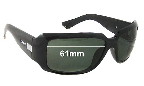 Sunglass Fix Replacement Lenses for Otis Zoo - 61mm Wide 