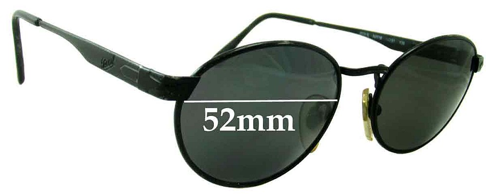 Sunglass Fix Replacement Lenses for Persol 2006-S - 52mm Wide
