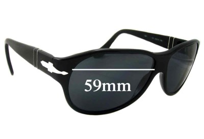 Persol 2805/S Replacement Sunglass Lenses- 59mm Wide 