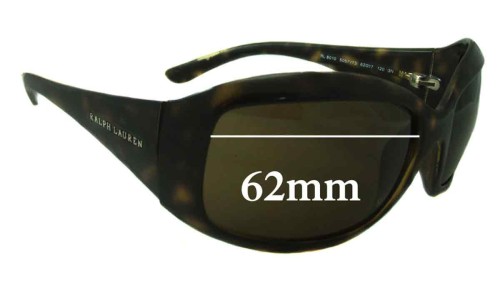 Sunglass Fix Replacement Lenses for Ralph Lauren RL 8010 - 62mm Wide 