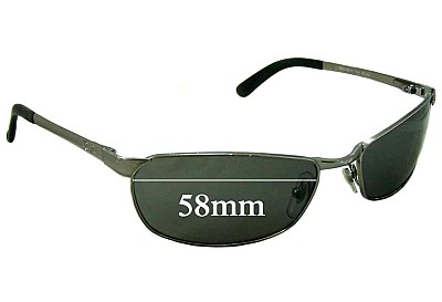 Ray-Ban RAM2062AA - 32mm high Verres de Remplacement 58mm wide 