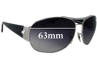 Ray Ban RB3358 Replacement Lenses 63mm wide 