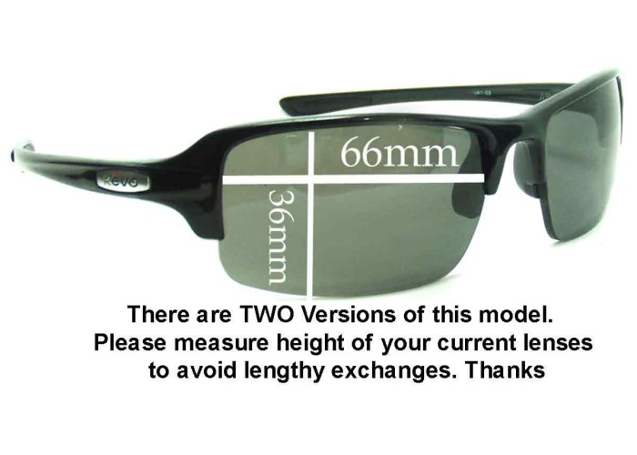 Apex Apex Polarizado Pro Lentes de Repuesto Para Revo Slater RE1050 Gafas de Sol 