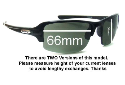 Revo RE4041 Abyss 39mm Tall Replacement Lenses 66mm wide 