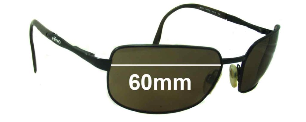 Sunglass Fix Replacement Lenses for Revo RE3024 - 60mm Wide