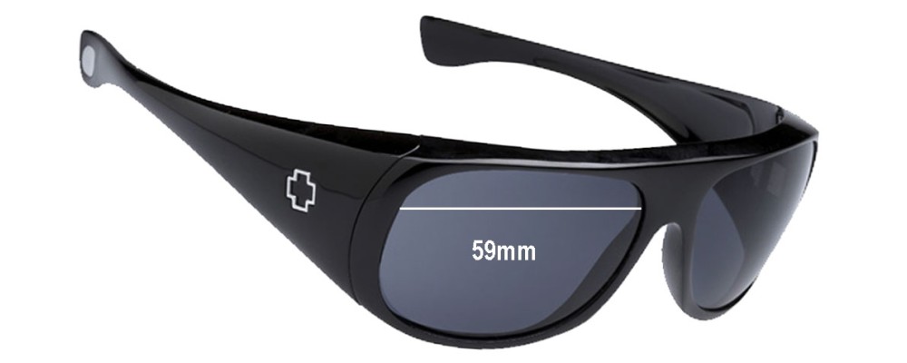 Sunglass Fix Replacement Lenses for Spy Optic Hour Glass - 59mm Wide