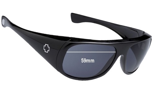 Sunglass Fix Replacement Lenses for Spy Optic Hour Glass - 59mm Wide 