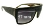 Sunglass Fix Replacement Lenses for Tsubi Geezer - 57mm Wide 