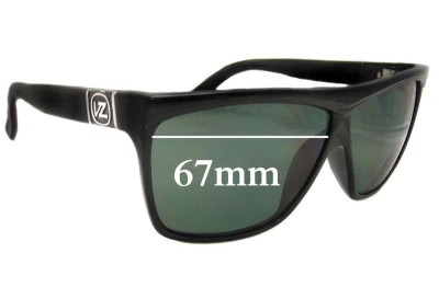 Von Zipper Giggles Replacement Lenses 67mm wide 