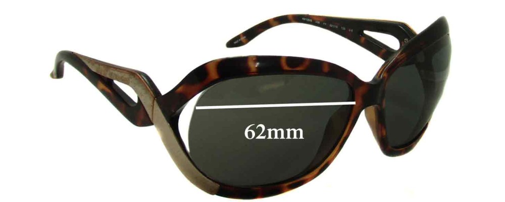 Sunglass Fix Replacement Lenses for Armani Exchange AX 126/S - 62mm Wide