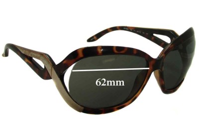 Armani Exchange AX 126/S Replacement Lenses 62mm wide 