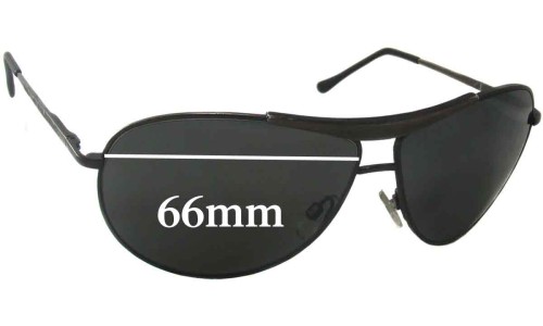 Sunglass Fix Replacement Lenses for Hobie 4664 - 66mm Wide 