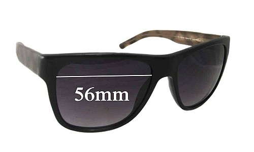 Sunglass Fix Replacement Lenses for Burberry B 4112 - 56mm Wide 