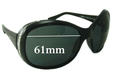 Bvlgari 8058-B Replacement Lenses 61mm wide 