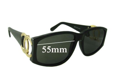 Chanel 807 Replacement Lenses 55mm wide 