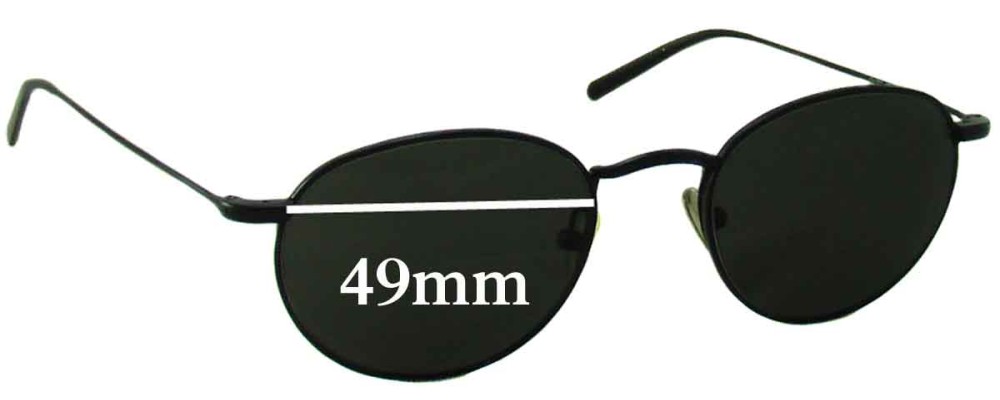 Sunglass Fix Replacement Lenses for Club Monaco CM7507 - 49mm Wide