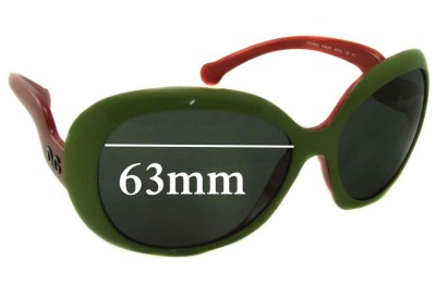 Dolce & Gabbana DG8063 Replacement Sunglass Lenses - 63mm wide 