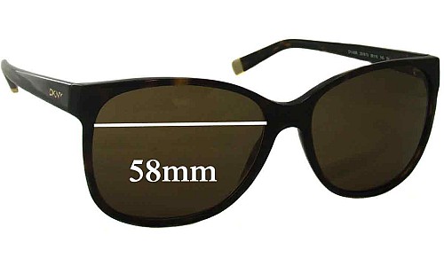 Sunglass Fix Replacement Lenses for DKNY DY4085 - 58mm Wide 