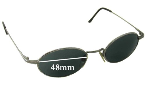 Sunglass Fix Replacement Lenses for DKNY DY7202S - 48mm Wide 