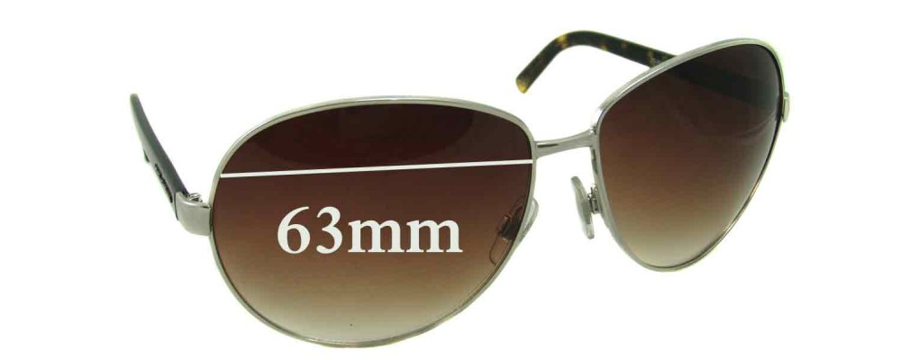 Sunglass Fix Replacement Lenses for Dolce & Gabbana DG2079 - 63mm Wide