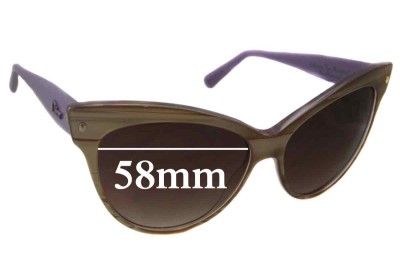 Christian Dior Les Marquises Replacement Lenses 58mm wide 