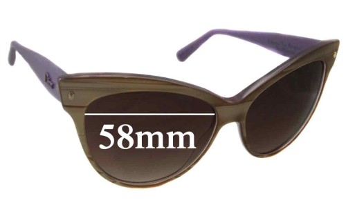 Sunglass Fix Replacement Lenses for Christian Dior Les Marquises - 58mm Wide 
