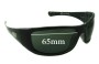 Sunglass Fix Replacement Lenses for Dirty Dog Gusto - 65mm Wide 