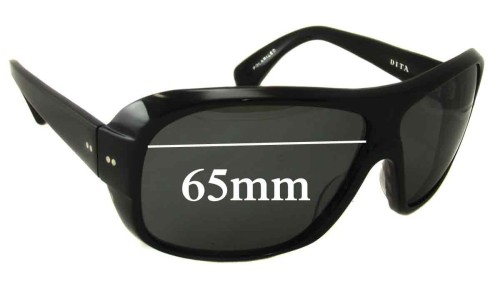 Sunglass Fix Replacement Lenses for Dita Selector - 65mm Wide 