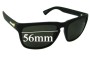 Sunglass Fix Replacement Lenses for Electric Knoxville - 56mm Wide 