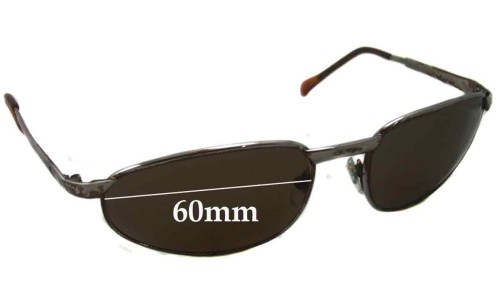 Sunglass Fix Lentilles de Remplacement pour Eye Gear 2514 - 60mm Wide 