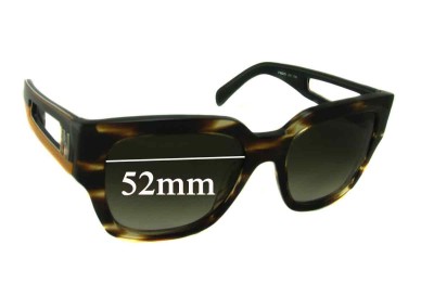 Fendi FS 5276 Replacement Lenses 52mm wide 