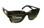 Sunglass Fix Replacement Lenses for Fendi FS 5276 - 52mm Wide 