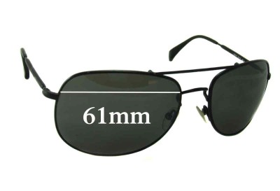 Giorgio Armani OPDEHY Replacement Lenses 61mm wide 
