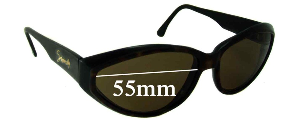 Givenchy Sincerely Replacement Sunglass Lenses - 55mm wide
