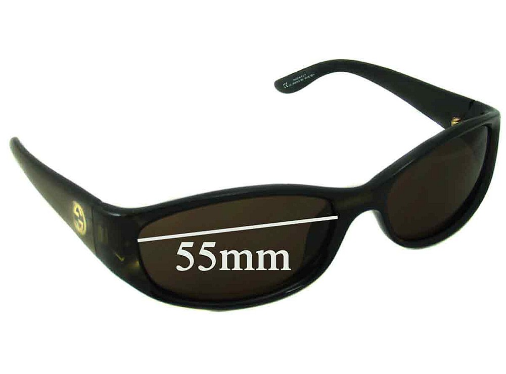Sunglass Fix Lentes de Repuesto para Gucci GG2456/N/S - 55mm Wide Sunglass Fix Lentes de Repuesto para Gucci GG2456/N/S - 55mm Wide
