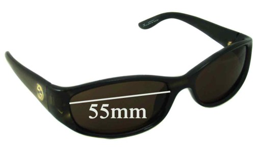 Sunglass Fix Lentes de Repuesto para Gucci GG2456/N/S - 55mm Wide Sunglass Fix Lentes de Repuesto para Gucci GG2456/N/S - 55mm Wide