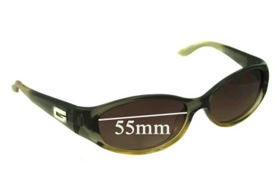 Gucci 2456/S Replacement Sunglass Lenses - 55mm wide 