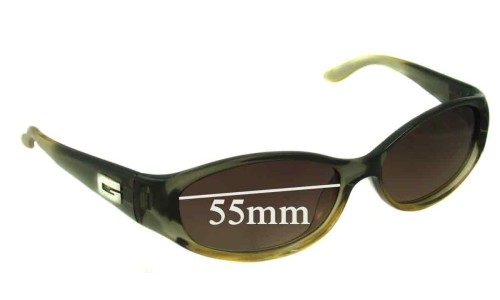 Sunglass Fix Replacement Lenses for Gucci GG2456/S - 55mm Wide 