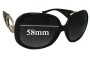 Sunglass Fix Replacement Lenses for Guess GU7017 - 58mm Wide 
