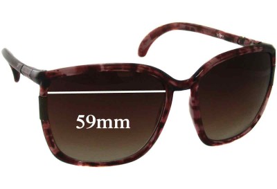  Sunglass Fix Replacement Lenses for Le Specs Distant Lovers - 59mm Wide 