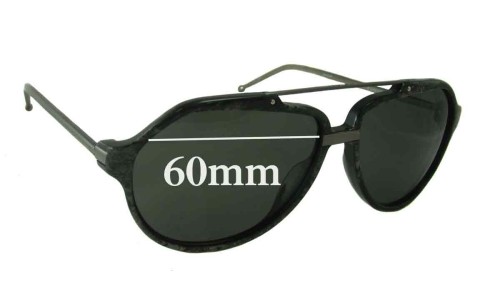 Sunglass Fix Replacement Lenses for Linda Farrow Raf 14 - 60mm Wide 