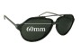 Sunglass Fix Replacement Lenses for Linda Farrow Raf 14 - 60mm Wide 