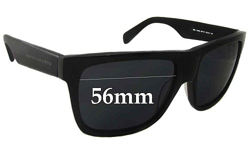 Sunglass Fix Replacement Lenses for Marc by Marc Jacobs MMJ 333/S - 56mm Wide 