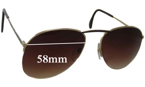 Sunglass Fix Replacement Lenses for Neostyle Neostyle - 58mm Wide 