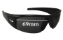 Sunglass Fix Replacement Lenses for Nike EV0325 Diverge - 69mm Wide 