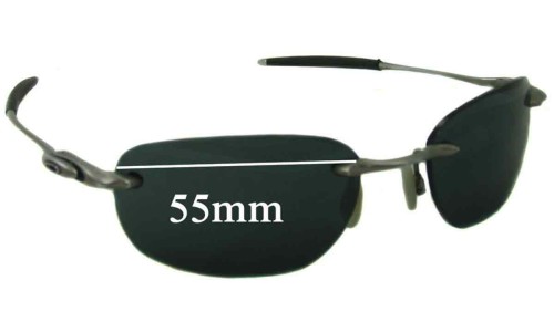 Sunglass Fix Replacement Lenses for Oakley Why 8.1 - 55mm Wide 