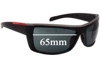 Prada SPS02H & PS02HS Replacement Lenses 65mm wide 