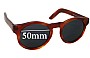 Sunglass Fix Replacement Lenses for Pagani Round - 50mm Wide 