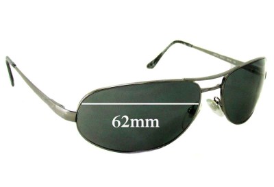 Persol 2283/S Replacement Sunglass Lenses - 62mm wide 